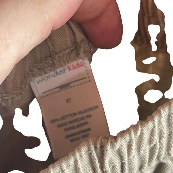 WonderKids tan khakis pants bottoms NEW camo camouflage stripes 3T - Picture 8 of 10